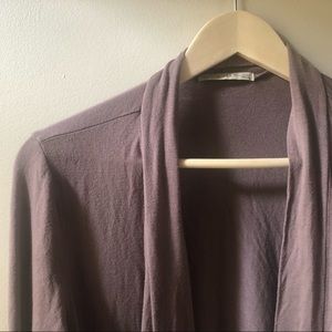 Open Front Long Cardigan